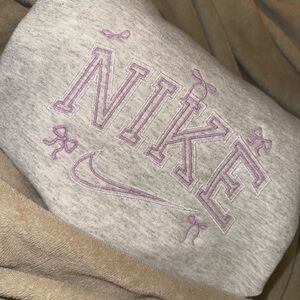 Pastel Nike Embroidered Sweater